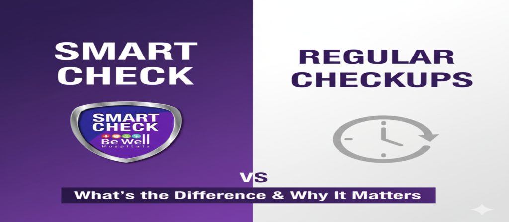 Smart Check vs Regular Checkups: What’s the Difference & Why It Matters smart check, be well hospitals