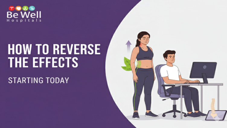 Be Well Hospitals - Sedentary Lifestyle - Strength ur Muscle - Spine Posture - Regular Physical Movement - Proper Sleep - Hydration